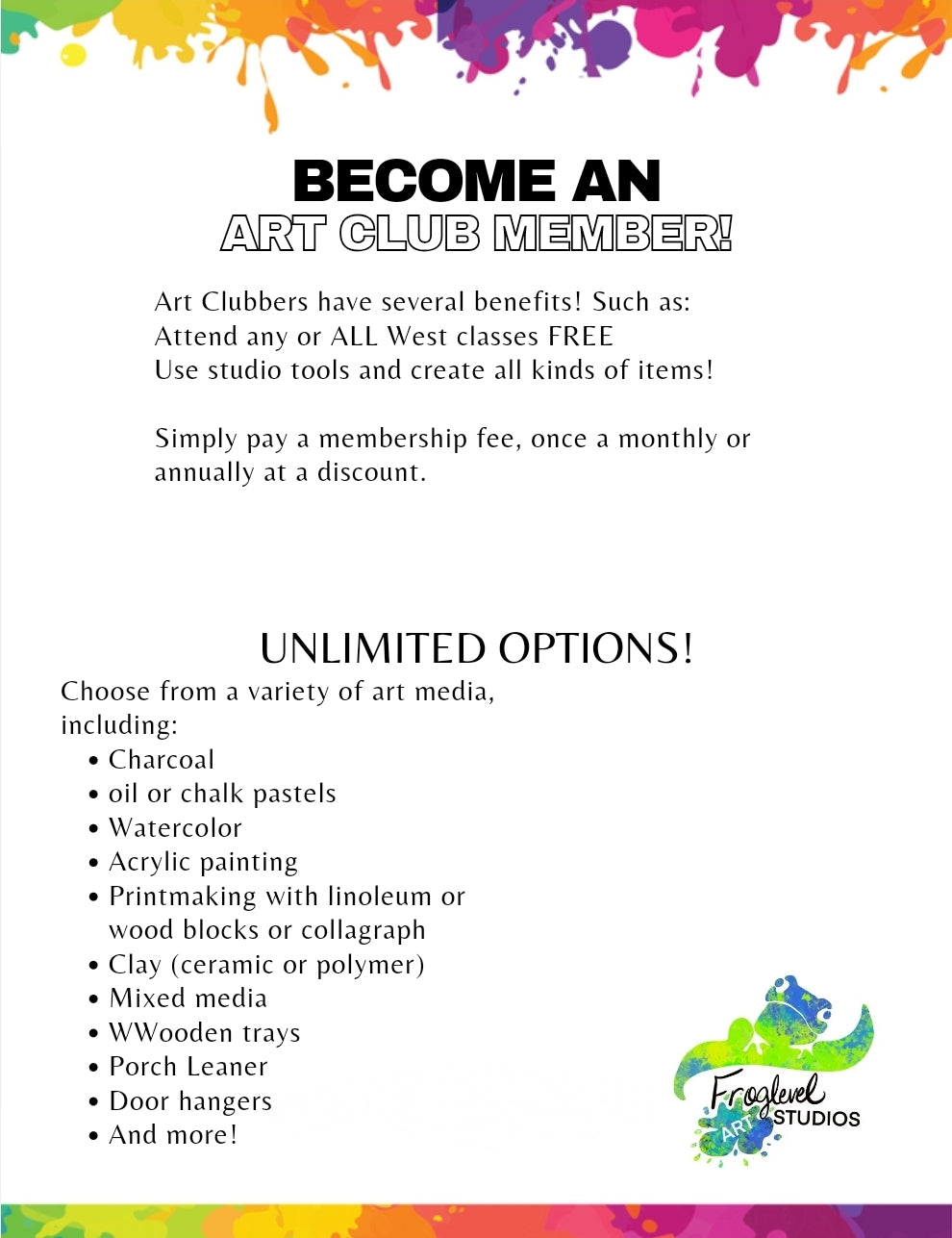 Art Club Membership