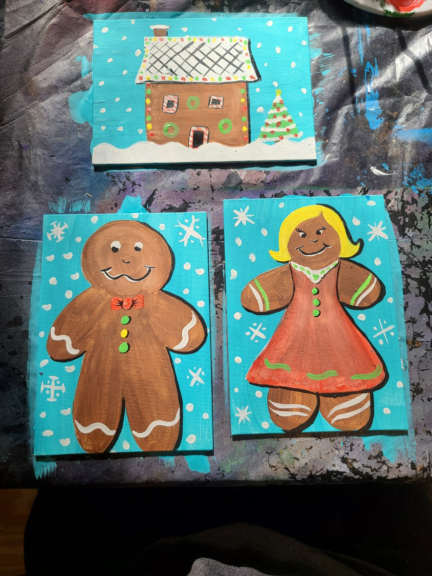 Gingerbread Take & Paint Kit