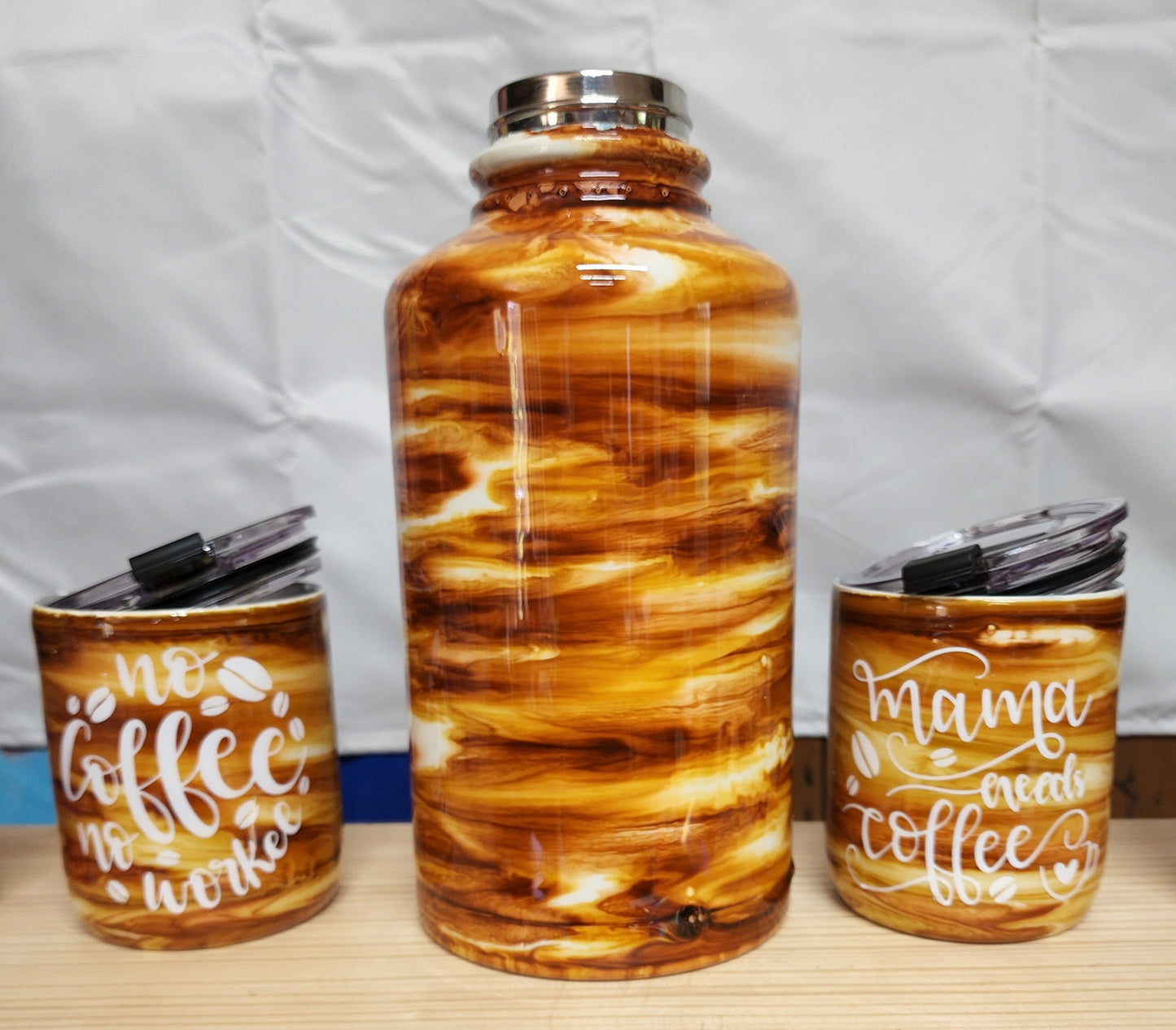 Coffee Swirls Tumbler
