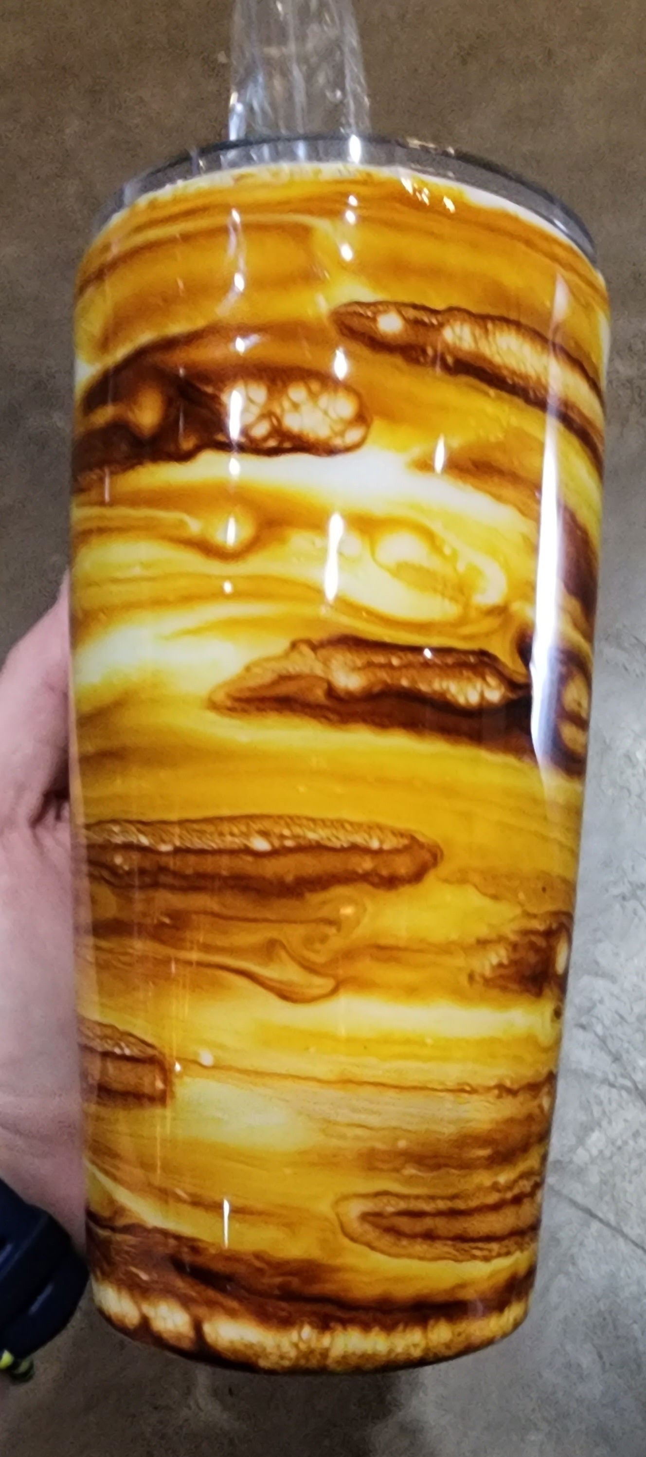 Coffee Swirls Tumbler