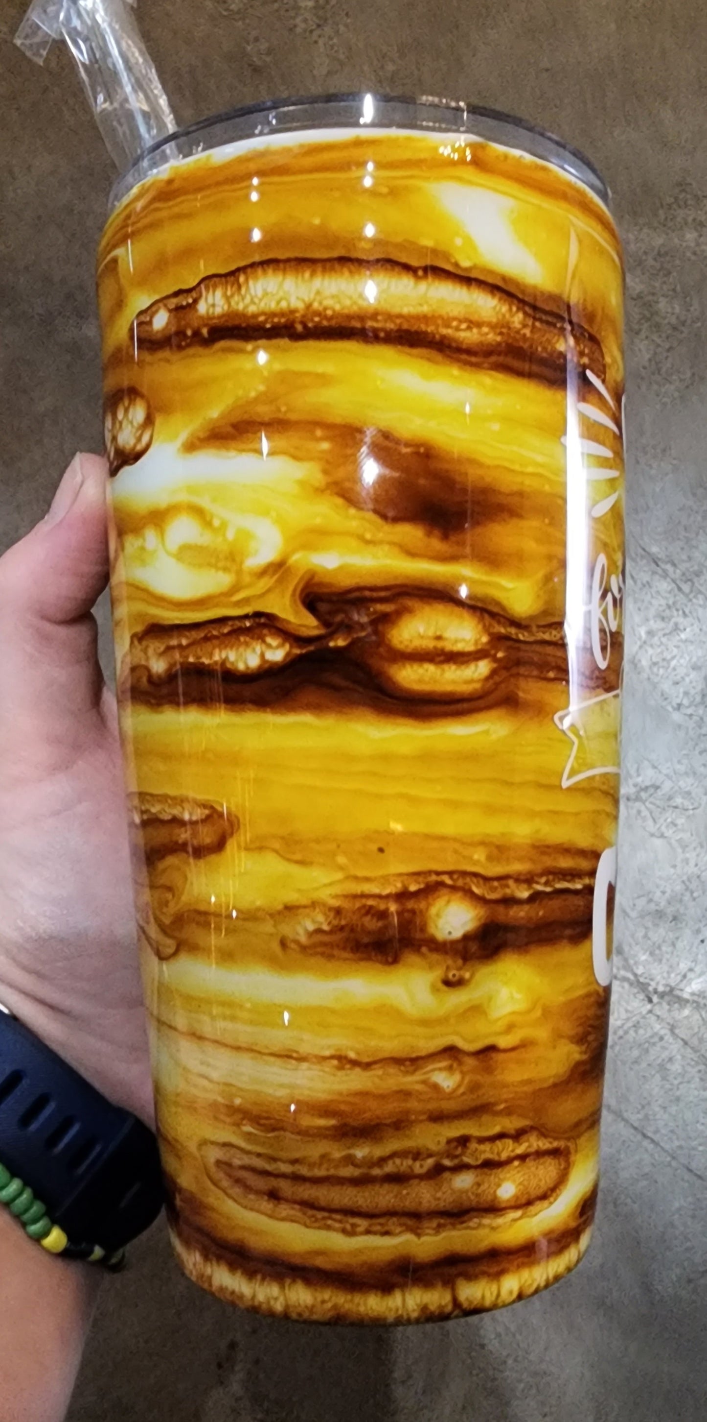 Coffee Swirls Tumbler