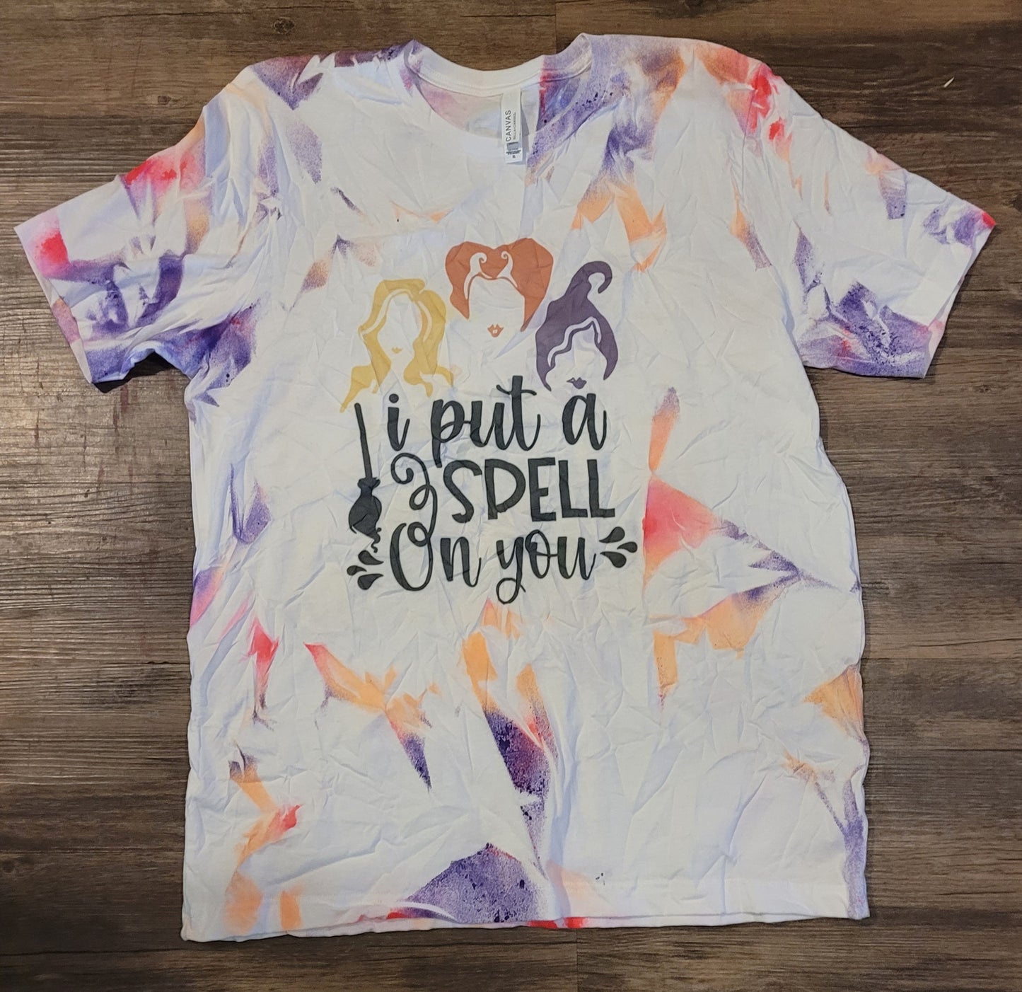 I Put A Spell On You Hocus Pocus Inspired Bleach (or no bleach) Style Shirt