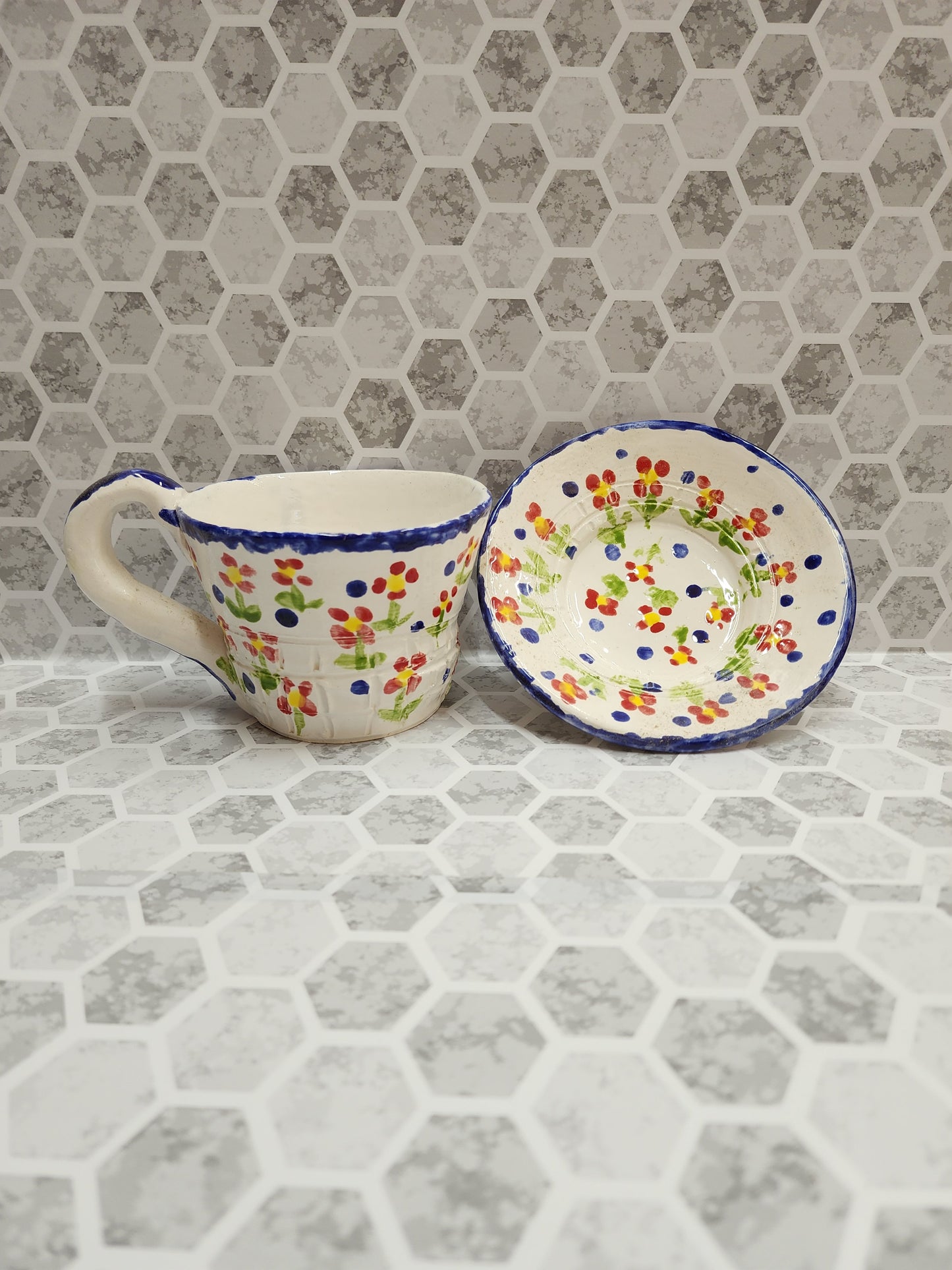 Paint Your Own Pottery Class (Cup and Saucer Set)