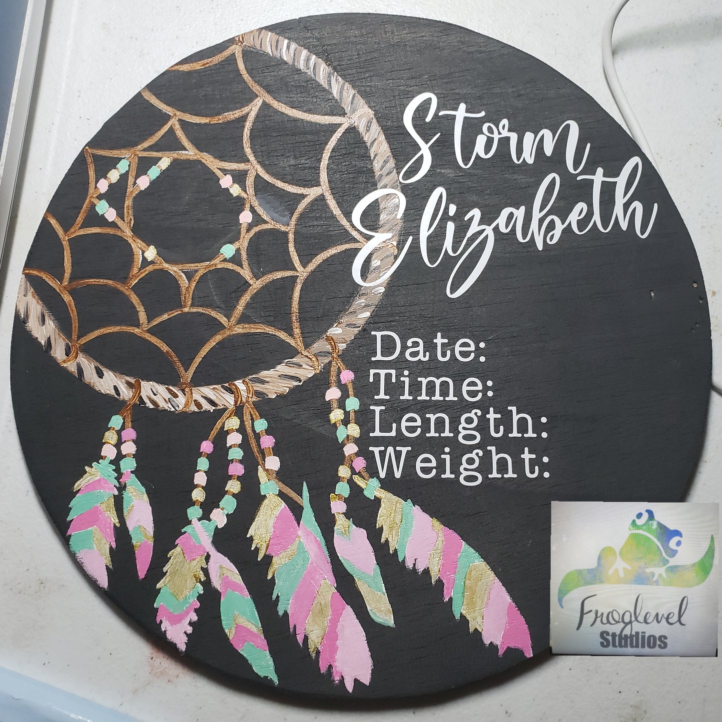 Handmade Hospital Door Hanger