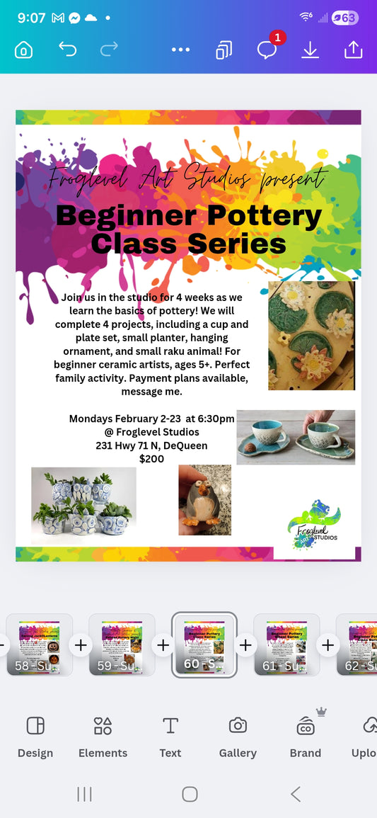 February Pottery Series