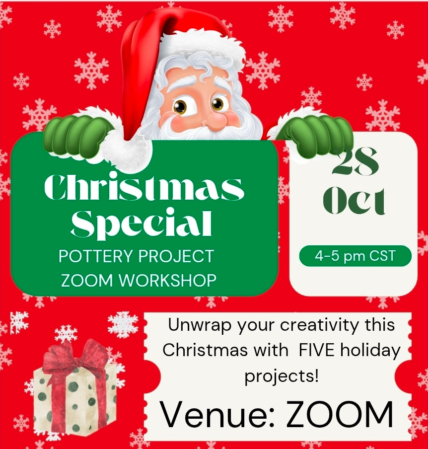 ZOOM Clay Christmas Projects & More