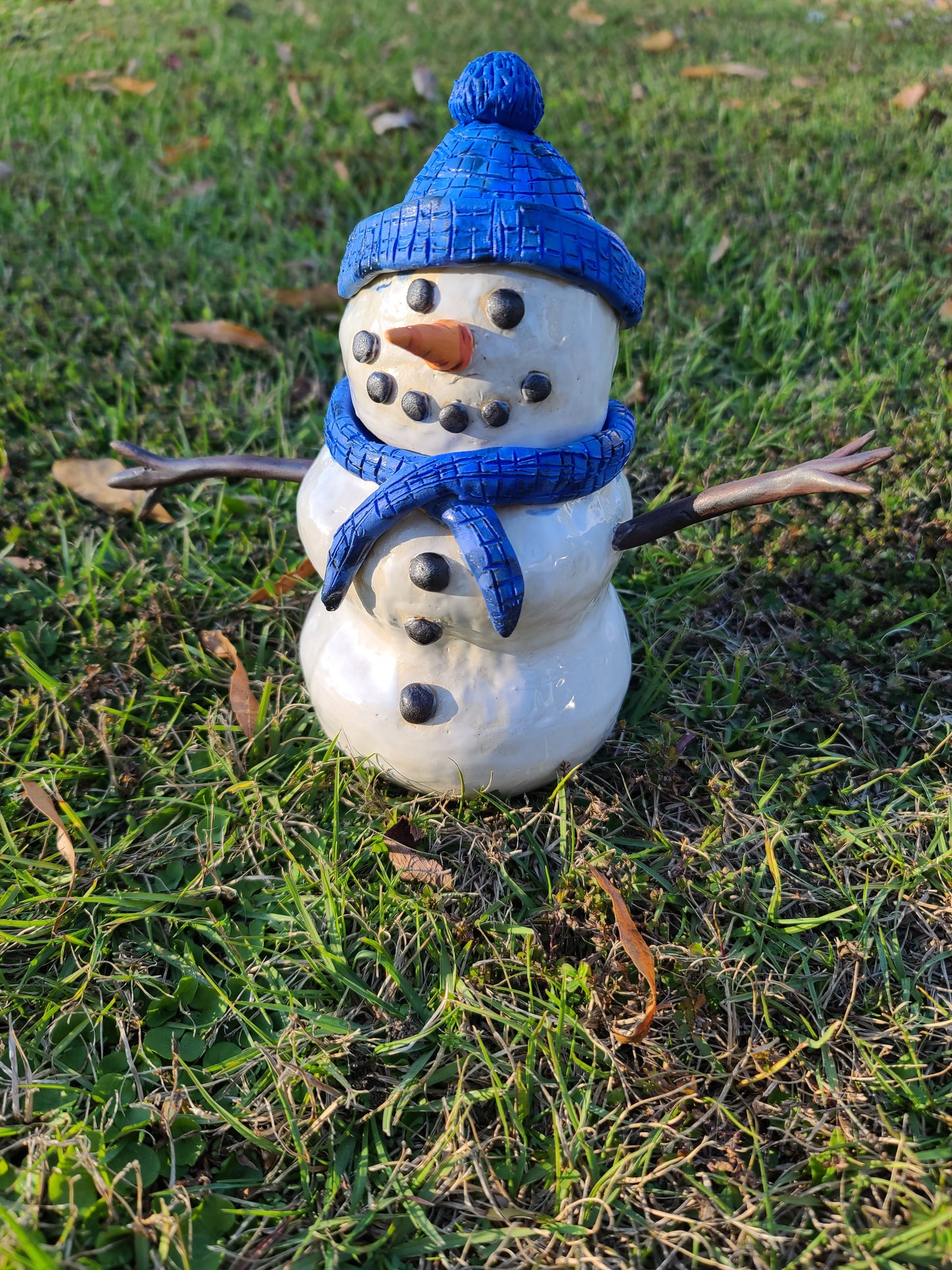 September Clay Snowman or Ghost Container 1 & 2