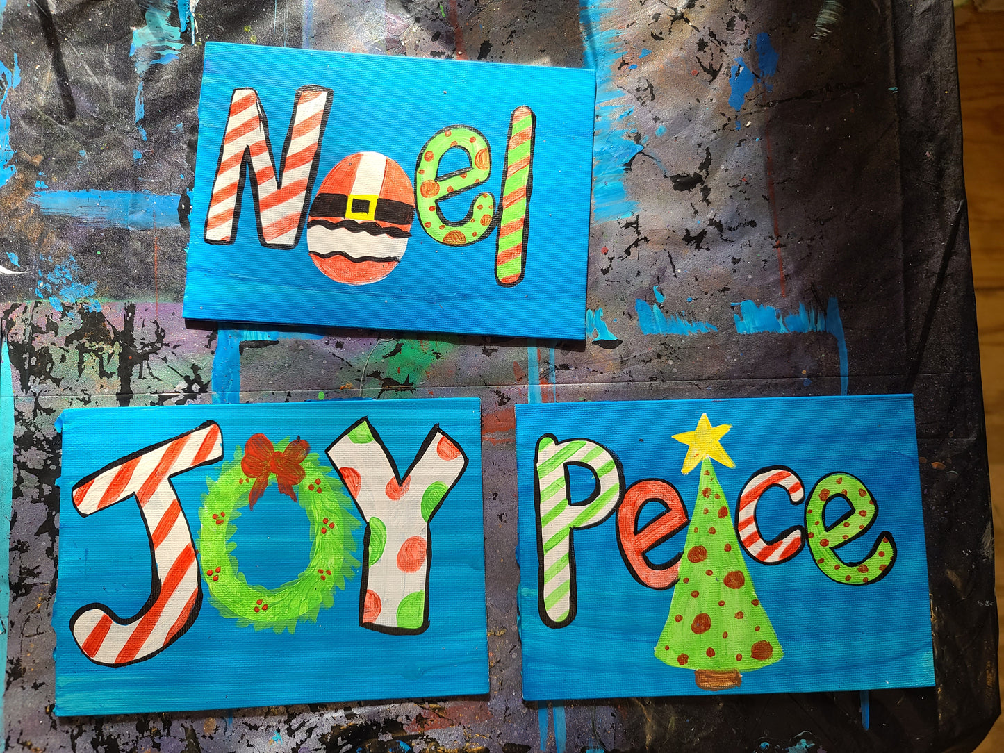 Noel, Joey, Peace Take & Paint Kit