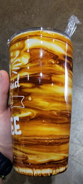 Coffee Swirls Tumbler