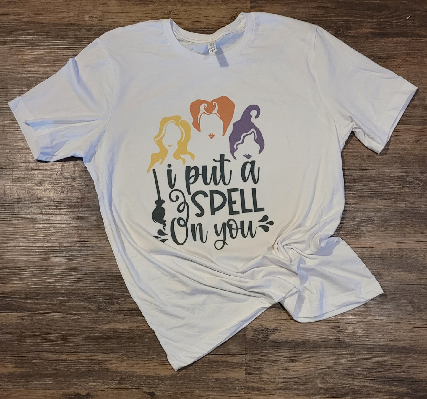 I Put A Spell On You Hocus Pocus Inspired Bleach (or no bleach) Style Shirt