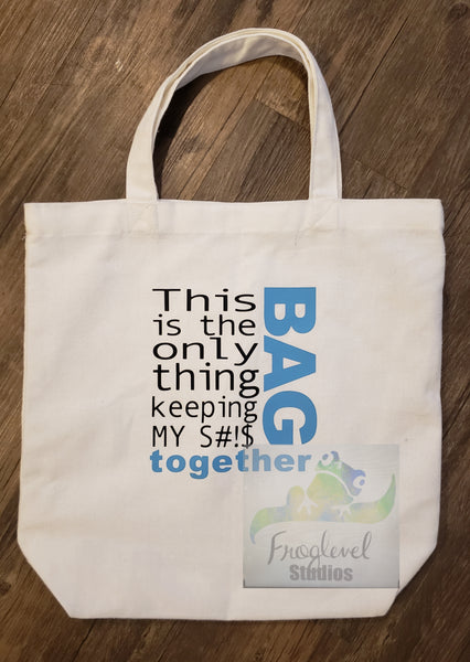 White Canvas Tote Bag