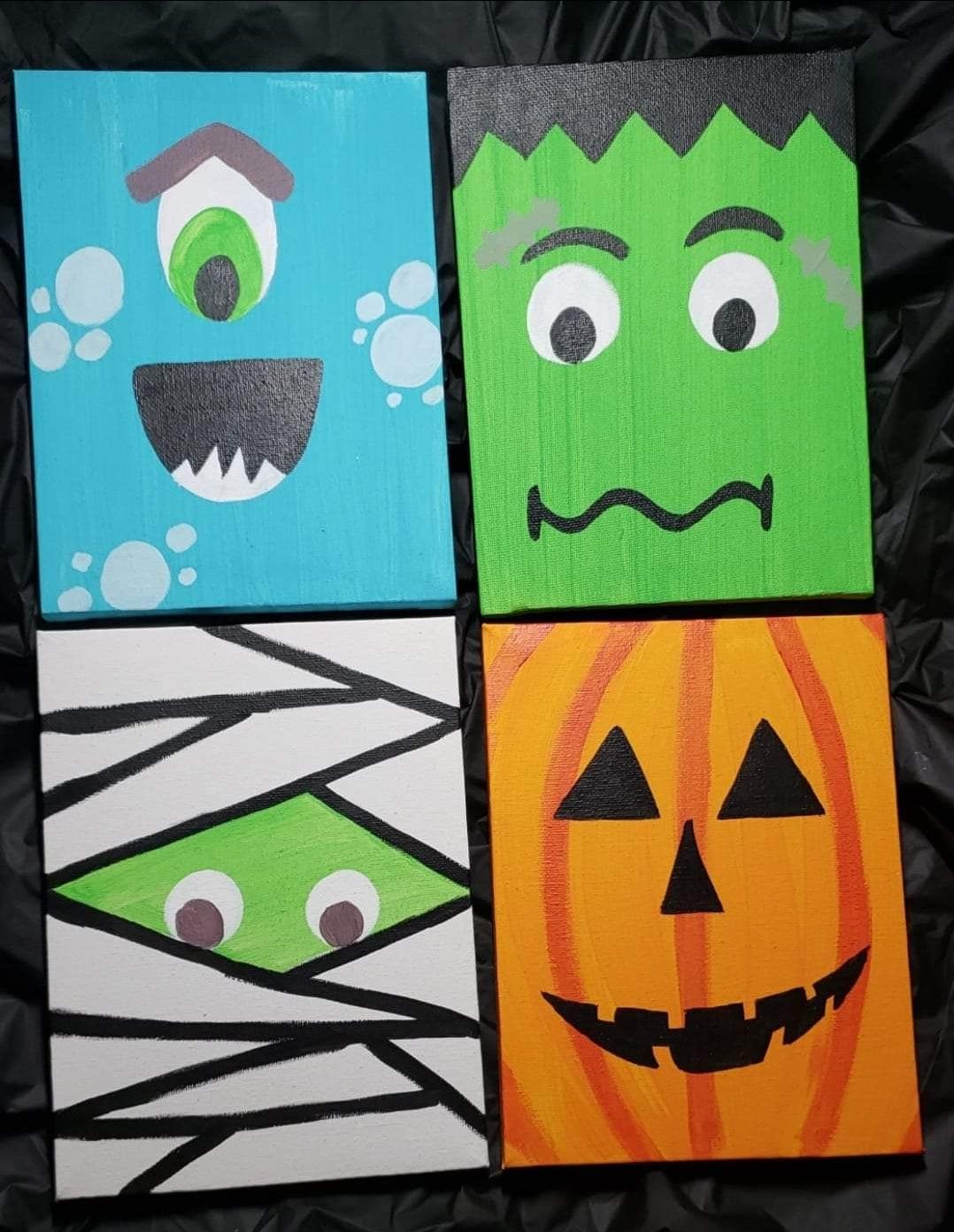 Halloween Characters Take & Paint Kit