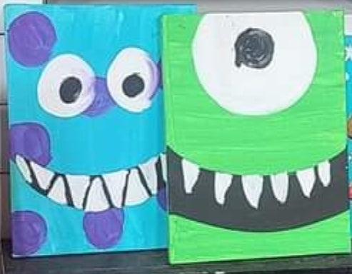 Monsters Inc Inspired Take & Paint Kit