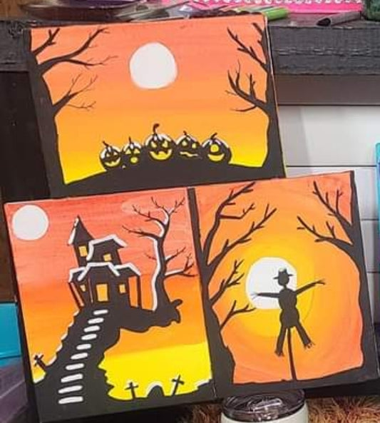 Halloween Style Take & Paint Kit